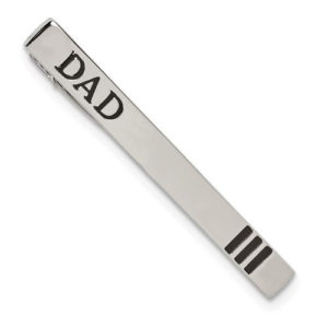 Chisel Stainless Steel Dad Tie Bar