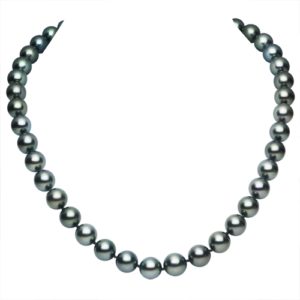 String of Imperial black Pearls